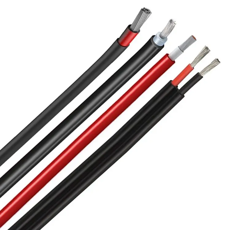 Solar Cable for Panel H1Z2Z2-K Wire Polycab Price DC PV Extension 6mm Power 4mm Photovoltaic