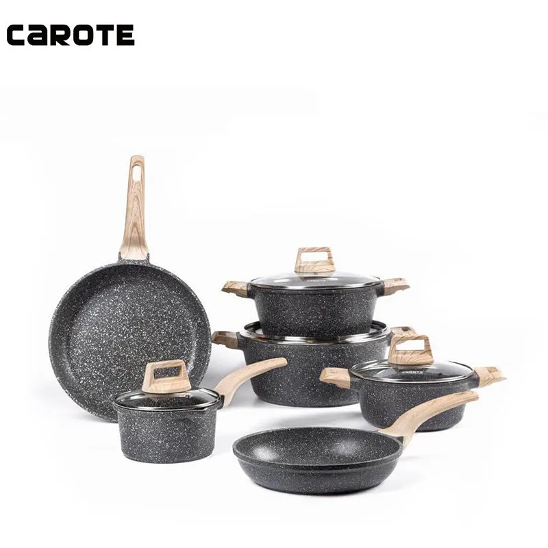 Cookware Sets Manufacturers non stick cookware pan and pot sets outdoor granite cookware set