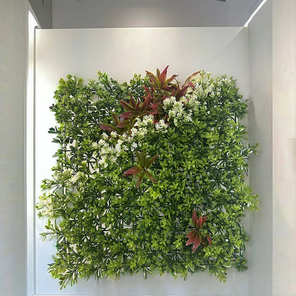 Grass Wall Vertical Plants Garden Decoration Artificial Grass Wall Simulated Flower