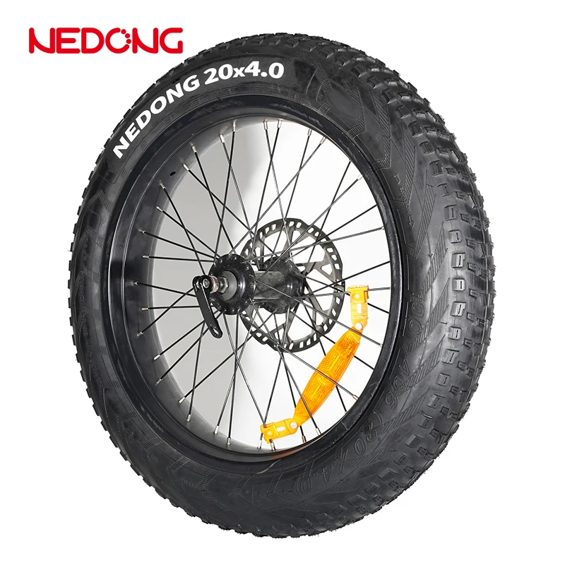 Nedong 20x4.0 E-bike Non deflated tires light and elastic solid tire Bicycle Tyre Bike Parts