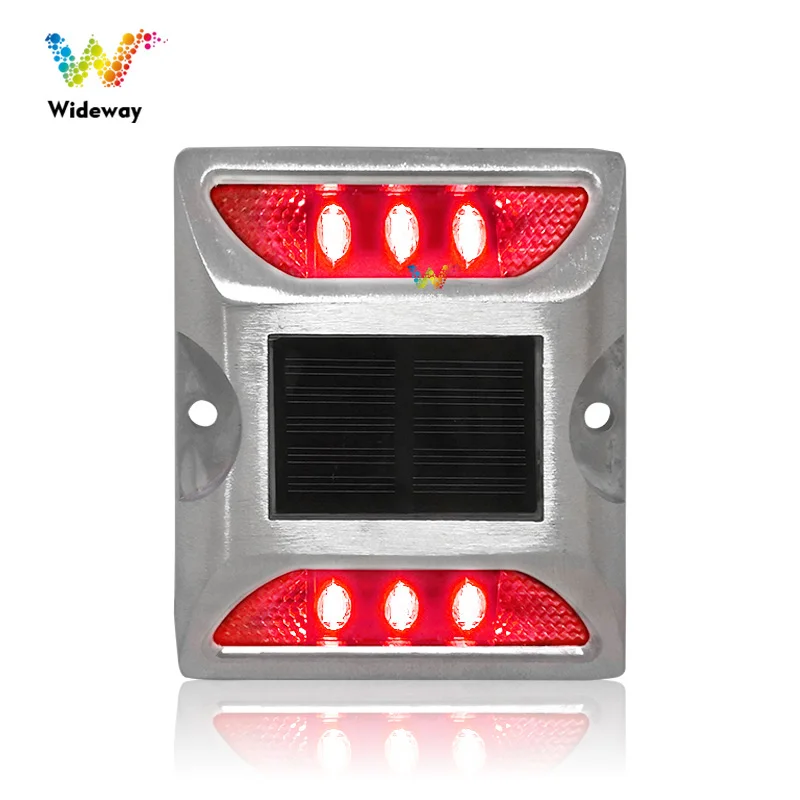 CE certified highway road stud light solar lane road reflector aluminum solar cat eye road stud