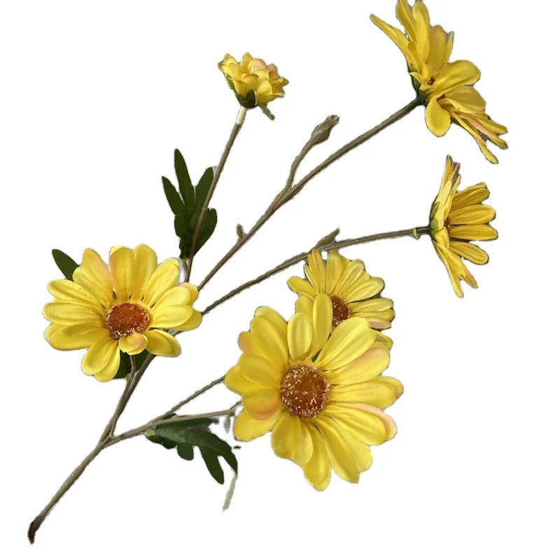 FCR1010 wholesale cheap gerbera daisy artificial flower silk cloth daisy for wedding home decoration