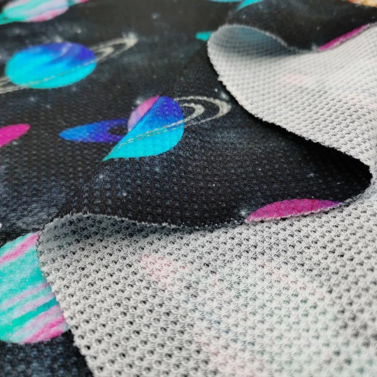 New Product Waffle Fabric Polyester and Cotton fabric Digital Printed Fabric for hair bow