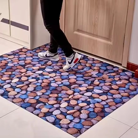 Новый изготовленный на заказ коврик с приветственным ковриком логотипом входе напольный из 100% полиэстера