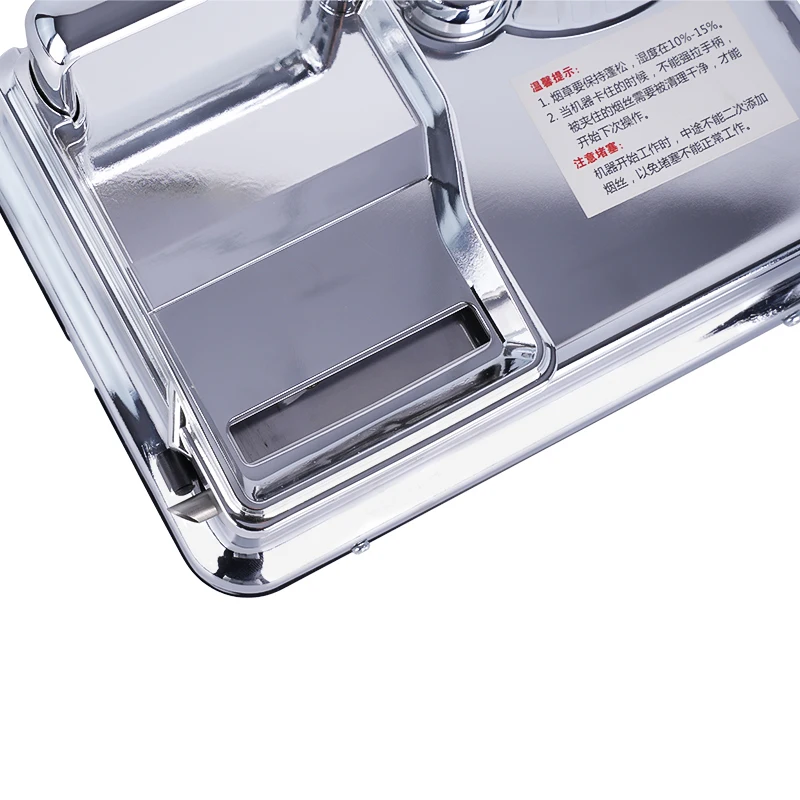 Portable Silver Cigarette Rolling Machine Commercial Metal Rolling Machine With Convenience Metal Push Rods