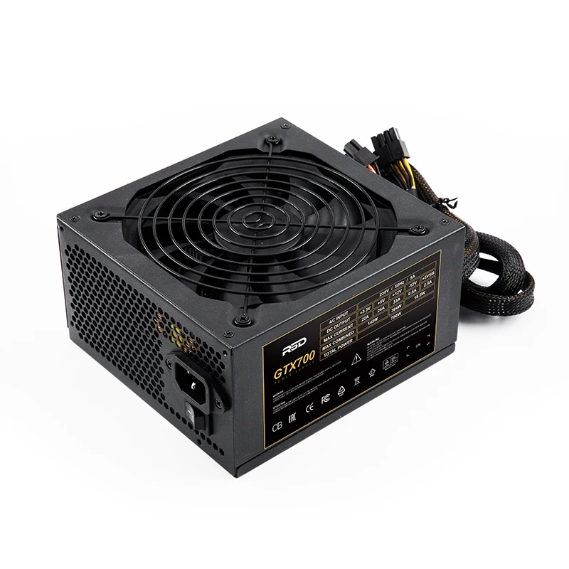 80Plus бронза 700W блок питания ПК игровой тихий Atx 120Mm