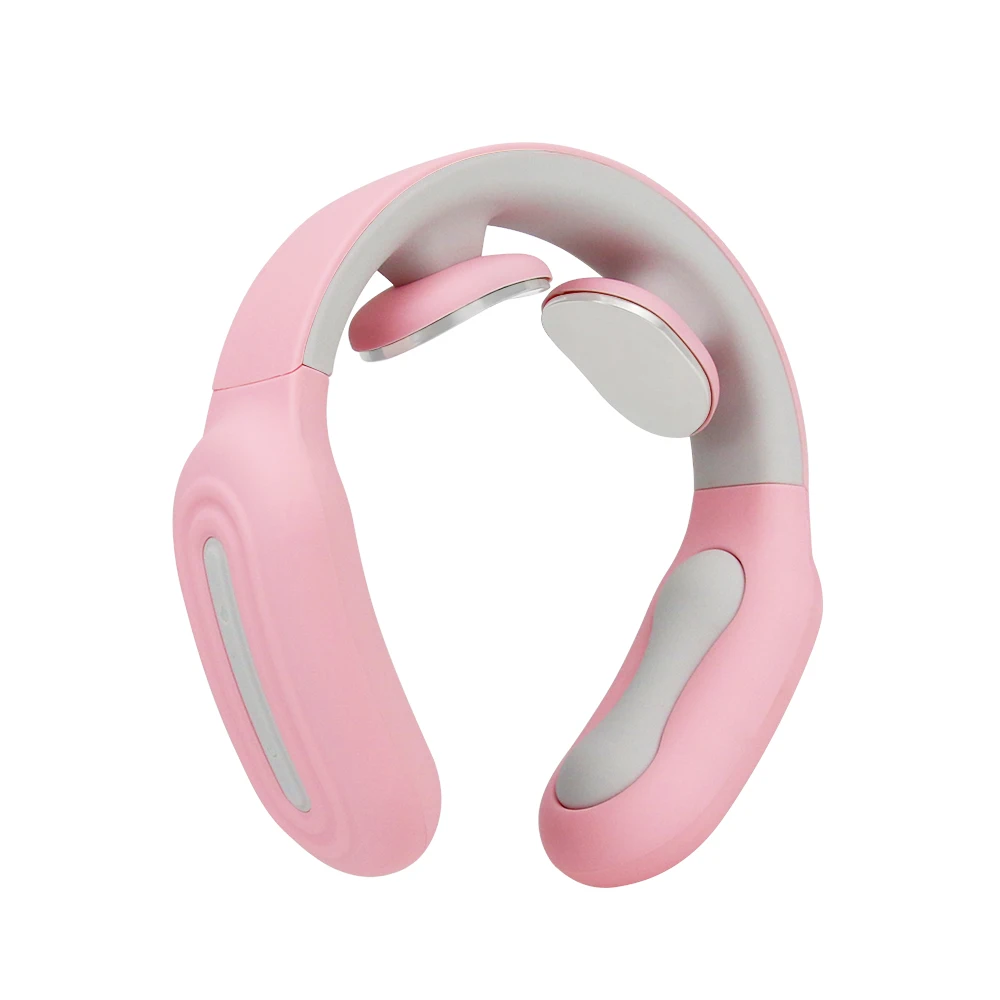 
SiBeauty Intelligent Portable Cordless Heat 6 Modes 30 Levels Electric Pulse Neck Massager Device For Home Office Travel 