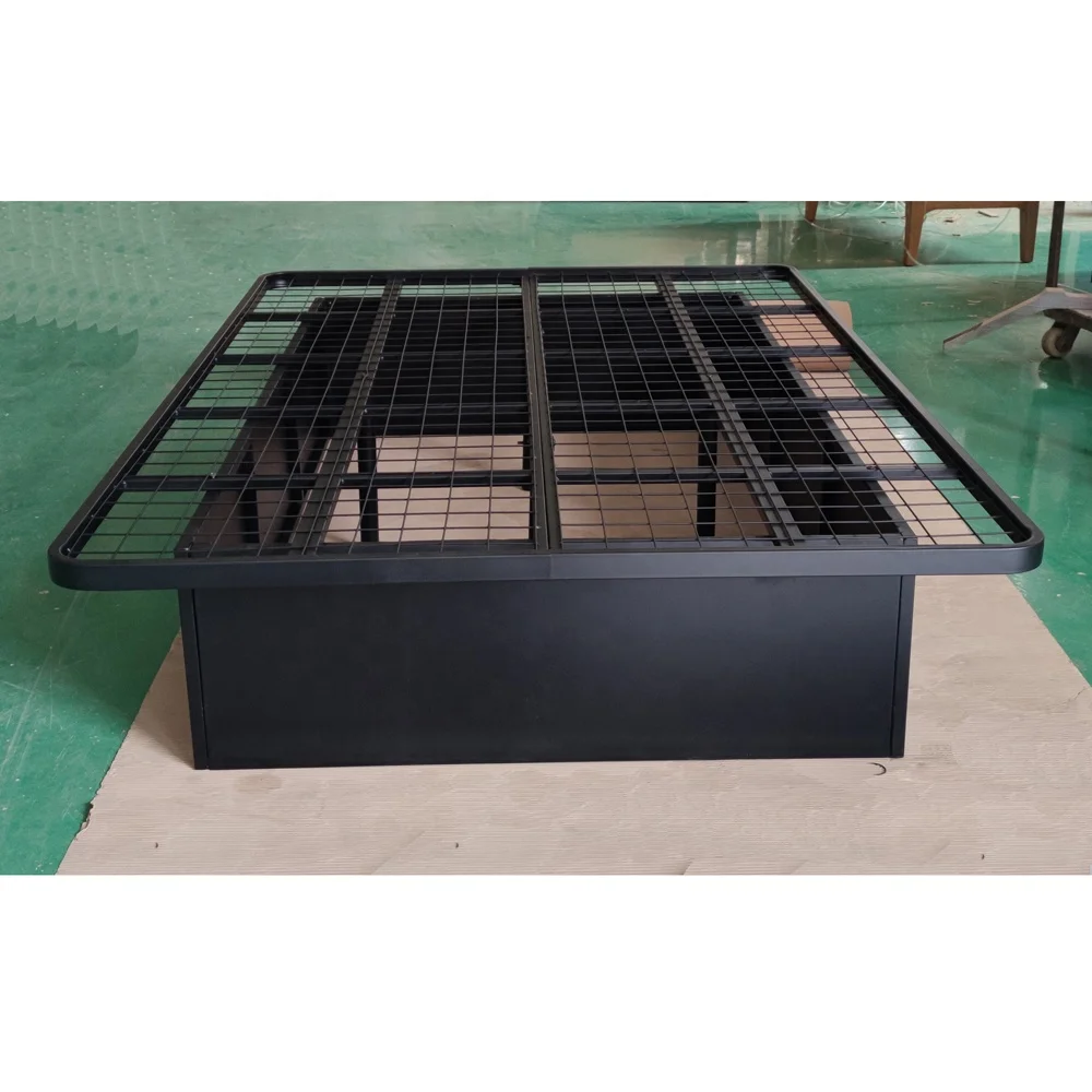 hotel heavy duty metal bed frame bed base bedstead  hotel furniture Factory supply high quality  hotel furniture bedroom set