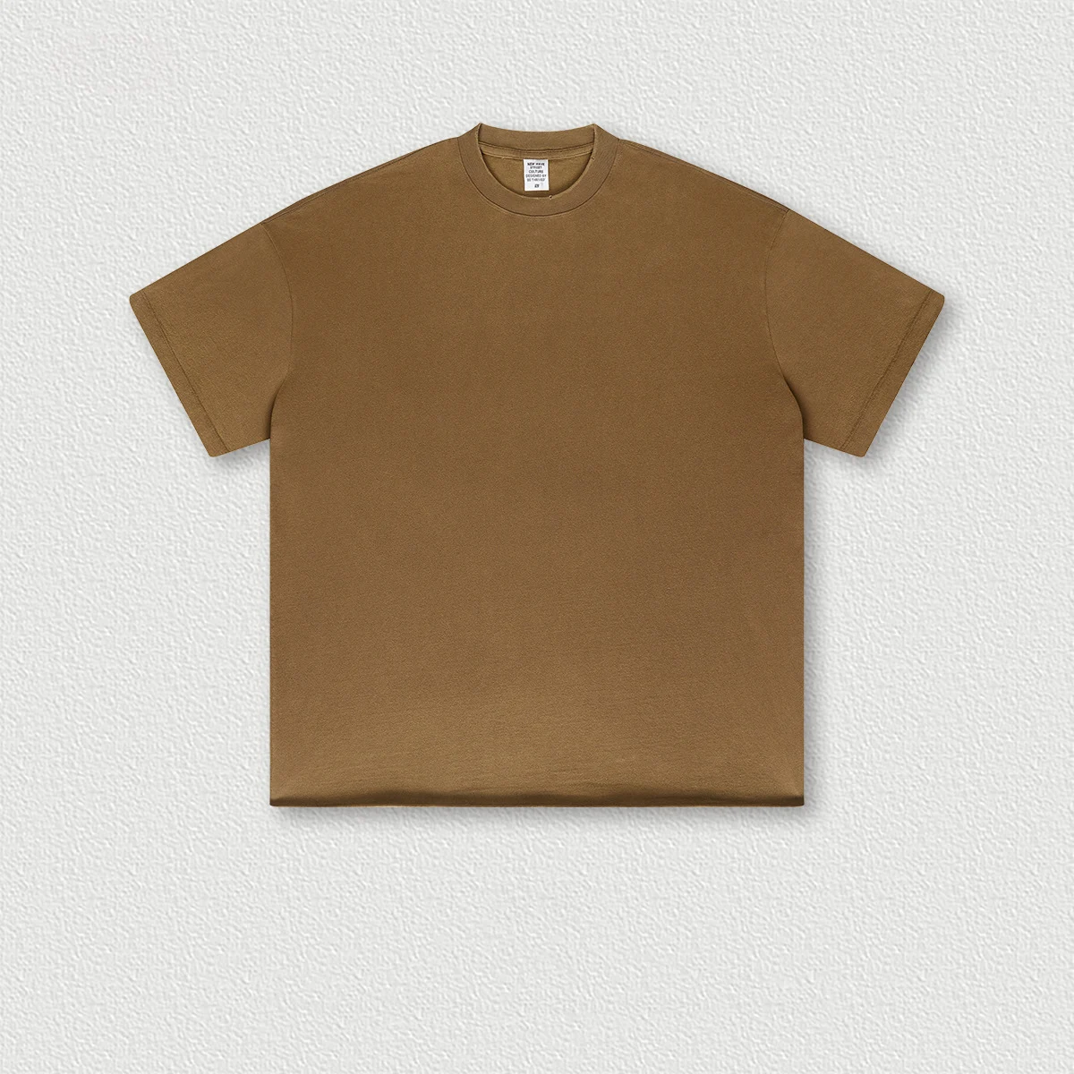 heavy cotton t shirt crew neck stone washed t shirts wholesale 280 gsm cotton t shirt