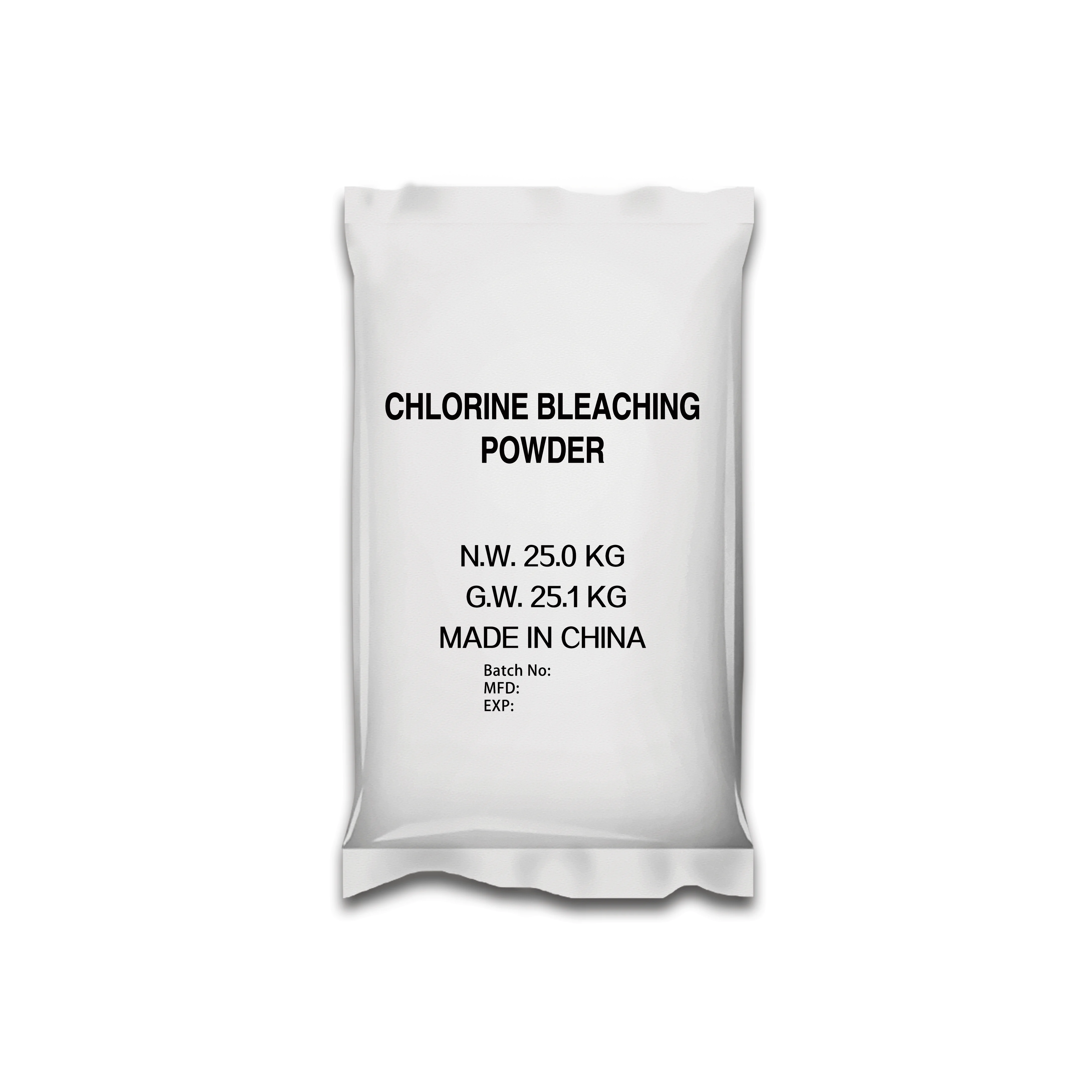 Bleached washing powder Water treatment with
