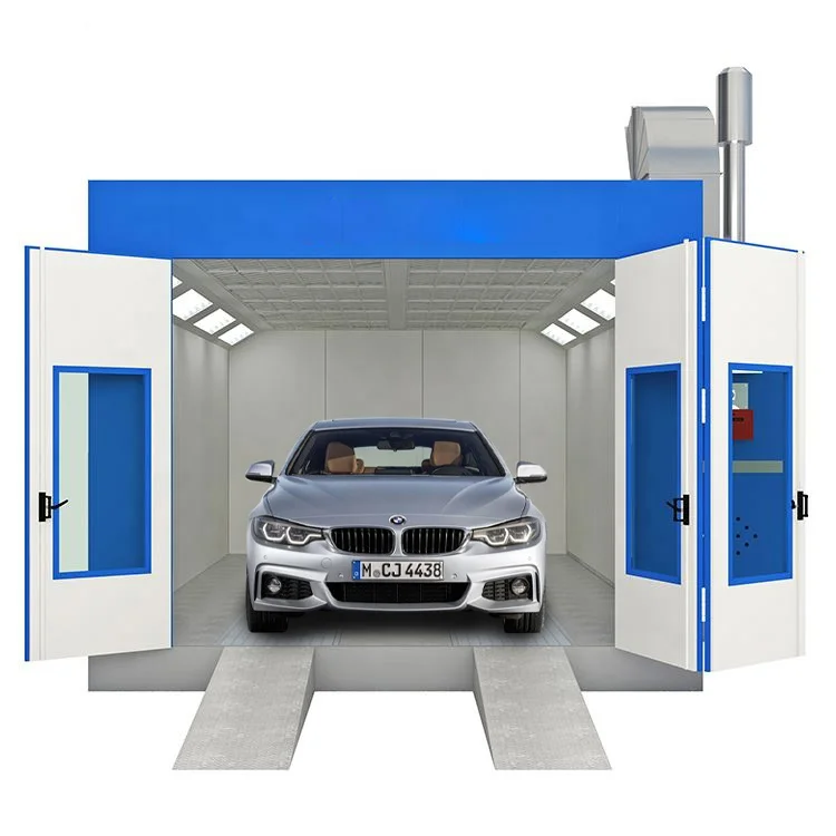 Yahui car diesel/gas/electric spray booth for sale body shop  baking auto body oven paint room airbrush painting booth paint