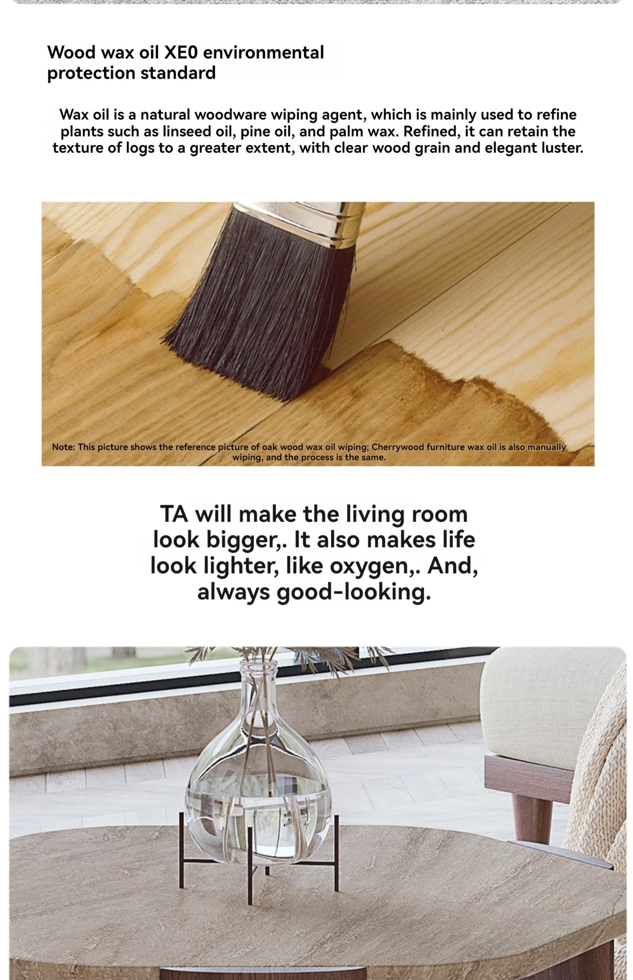 2024 YOUTAI wabi-sabi настольный круглый журнальный столик из массива дерева и натурального камня для гостиной