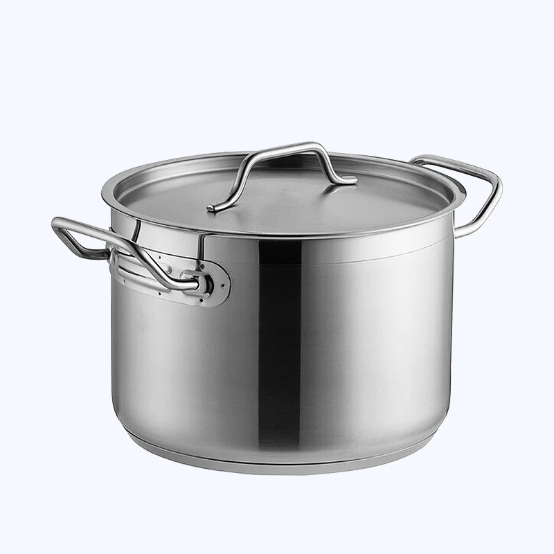 Kitchenwares Large Industrial Collapsible Cooking Pots Parini Cookware Soup Stainless Steel Stock Pot Set