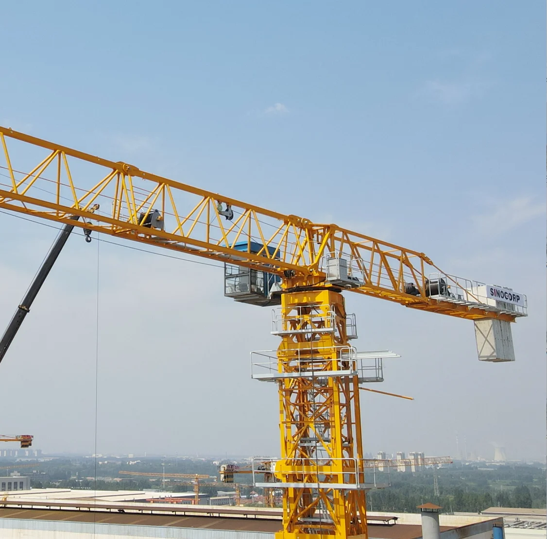 Оптовая продажа PT6015 8 тонн плоский башенный кран для строительной площадки