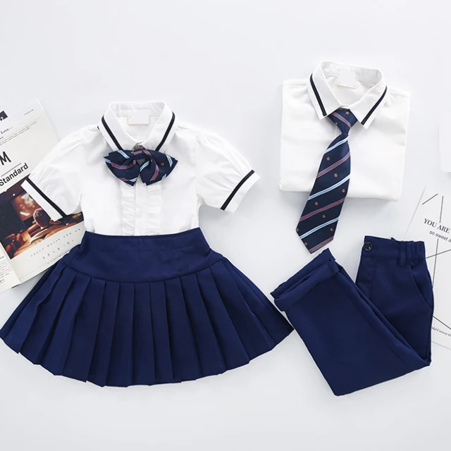 Primari School Uniform Dress Polyester/Cotton School Uniform Shirts Formal School Uniform
