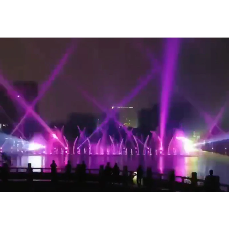 Multimedia Controlled Water Fountain Pool Musical Dancing Swing Fountain Show Outdoor