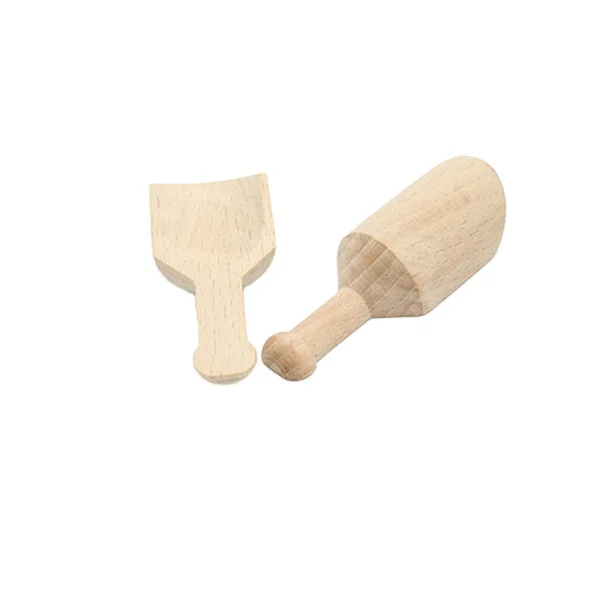 Wholesale Bulk Cheap Small Tea Mini Solid Handmade Soup Acacia Wooden Spoon For Jam , Espresso Spoon Wooden Spoon