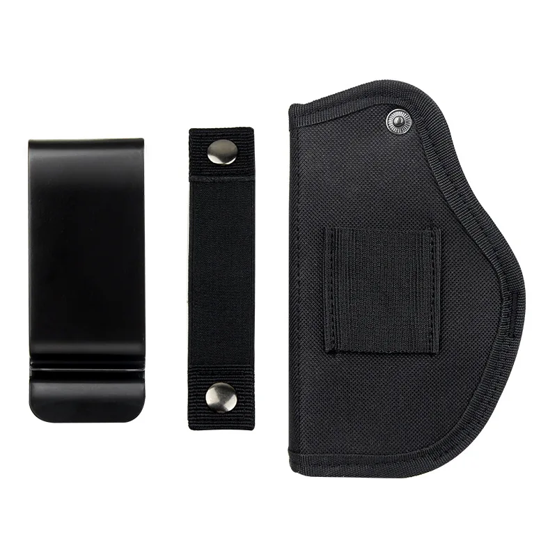 Portable Waterproof Nylon Concealed Universal Handmade Genuine Tactical Gun Belt Carry Holster Leather Holster for Gun