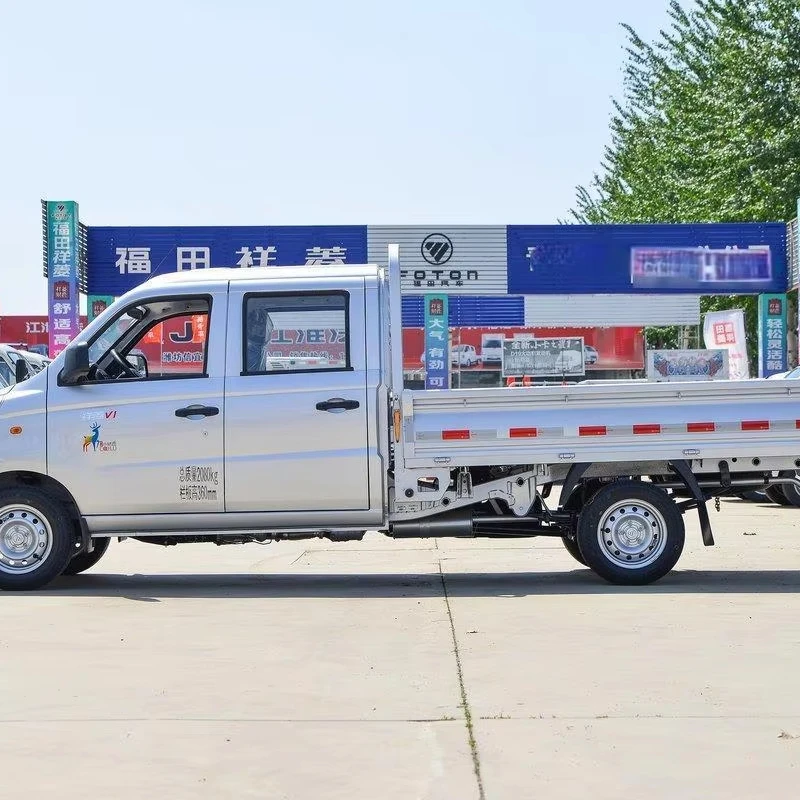 Foton  Xiangling V1 1.3L 91hp 2.53m Double Row Plate  Light Truck for Sale Foton  Cargo Truck