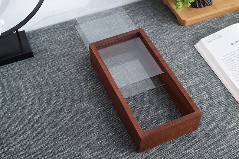 Souvenir Storage Simple Wholesale Wooden Picture Frame Acrylic/Transparent Double Sided Acrylic Picture Frame