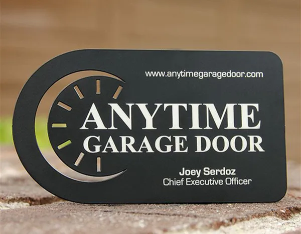 MDT  credit card size metal business cards etching metal card