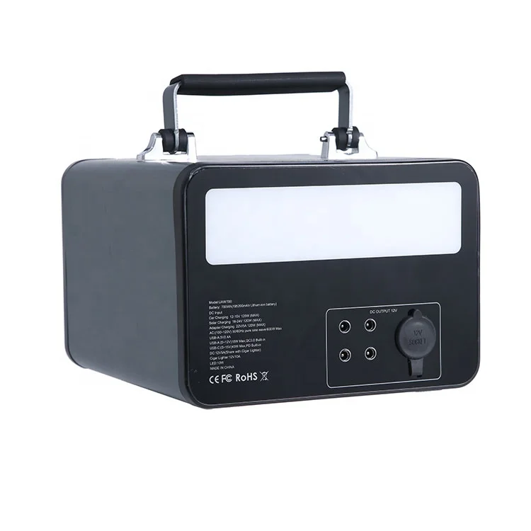 220 Volt CPAP Portable Shared Fast Charging Power Bank station 700Wh Solar Panel Charge 700Wh Power Station