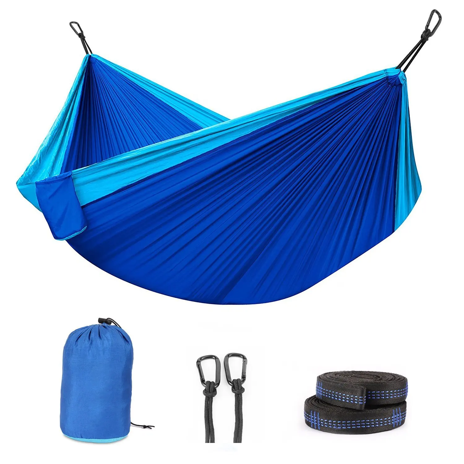2023 new product high quality Outdoor Popular fashionable portable double parachute ripstop nylon survival hammock