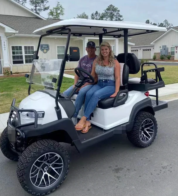 2023 роскошный высокоскоростной мощный 72 в литиевый аккумулятор для гольф-мобиля 2 + места