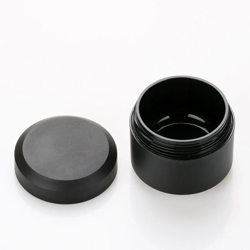 Индивидуальные пластиковые банки для косметики Гель-лак пластик с крышками оптовая продажа цветной гель на заказ черная банка 100 мл LRA11155