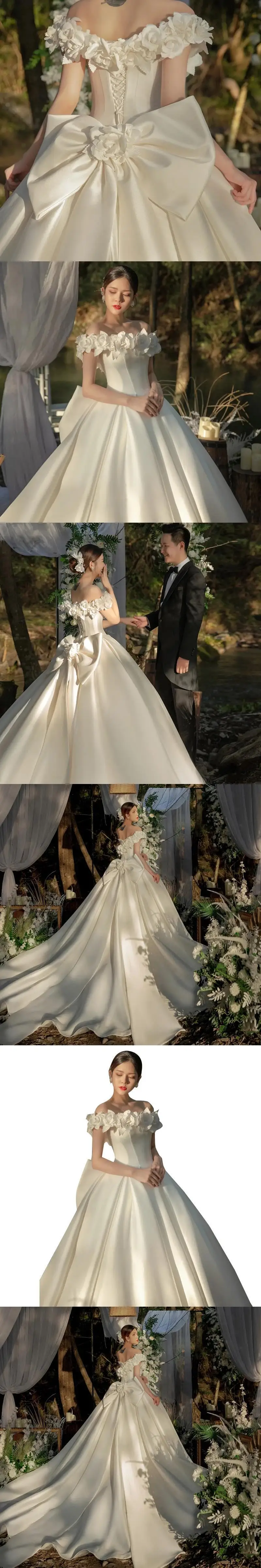 White Bridal Wedding Dress
