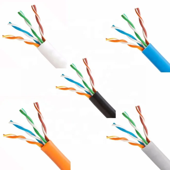 Заводской сетевой кабель UTP cat6a Cat5e, витая пара, многожильный кабель cat6, чистый cupper 24AWG 4 пары кабелей cctv lan Cat5e cat6
