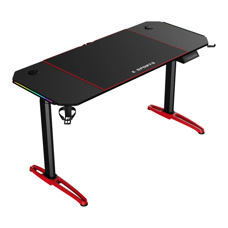 Игровой стол для офисного ПК игровой компьютерный лучший дома с подсветкой Rgb