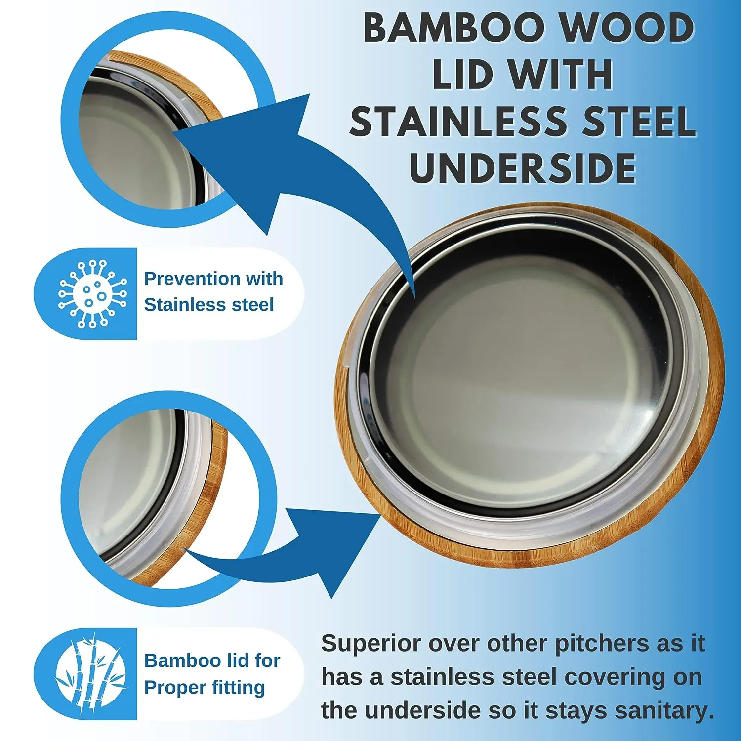 Glass Carafe Drinking Water Purifier Alkaline Water Filter Pitcher Jug with Handle OEM & ODM Service