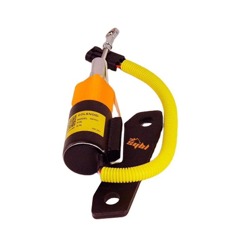 OEM R225-7 24V SA-4959-24 топливный запорный соленоид дизельный 6BT 5.9L двигателя остановочный соленоид клапана 24V 3991625