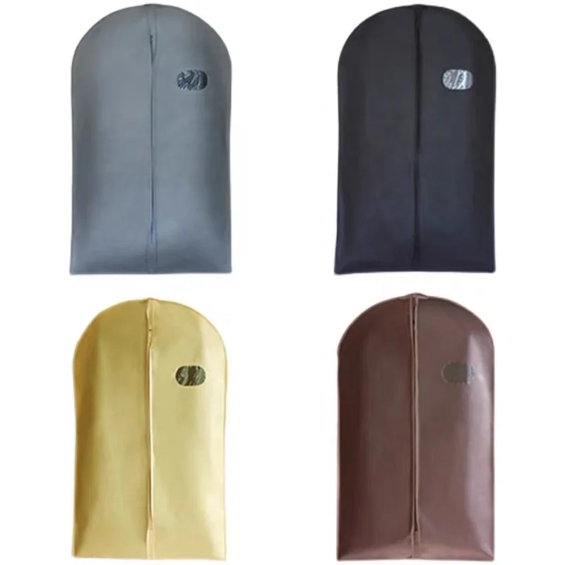 huahao wholesales custom 60inch extra long non woven suit cover garment bags for wedding dresses