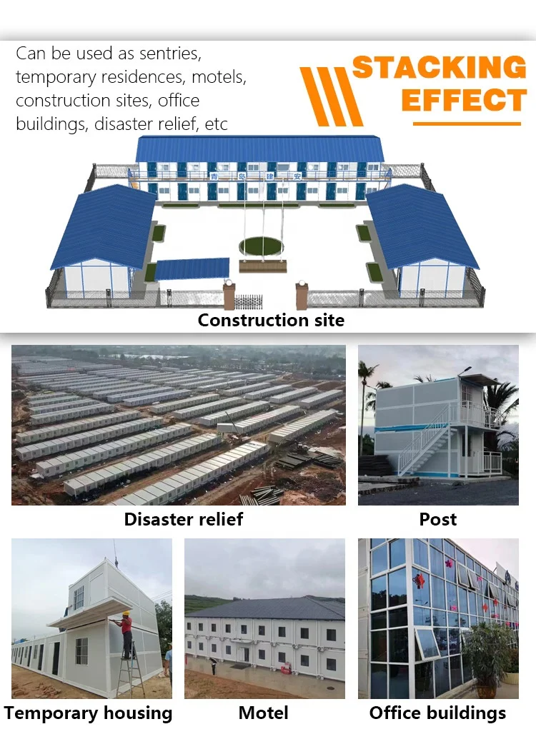 Portable Flat Pack Folding Container Office Shop Restaurant Bar Cafe With Kitchen Toilet For Sale