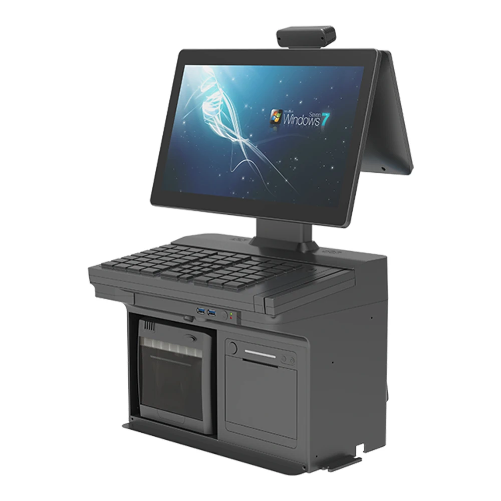 Оптовая продажа OEM производитель Pos-система 15 6 дюймов монитор POS-система терминал POS-системы все в одном Windows J6412 четырехъядерный 8 ГБ
