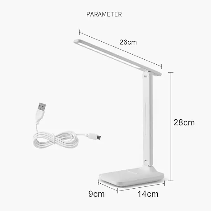 TSINYE Creative 3 Color Stepless Dim Cordless Table Lamp Portable LED Desk Lamp 5000mAh Battery Opming Up for Restaurant