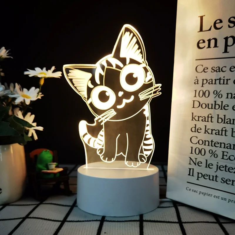 Hot Sale Loved Bear Board Pieces Smart Touch Switch Remote Controlled Natural Cold Warm White Lighting 3D Visual Effect Lamp