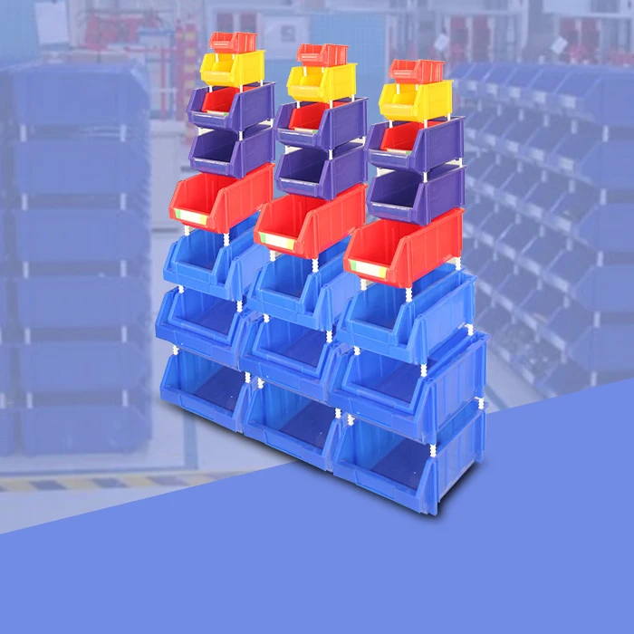 Warehouse Storage Bin Plastic Stackable Storage Box Picking Tools Bin Spare Parts Rack Box For Small Accessories