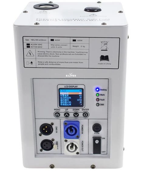 600 Вт dmx512 холодный Спарклер фейерверк электронная Искра Свадьба сценический эффект машина для праздника вечеринки диджея шоу