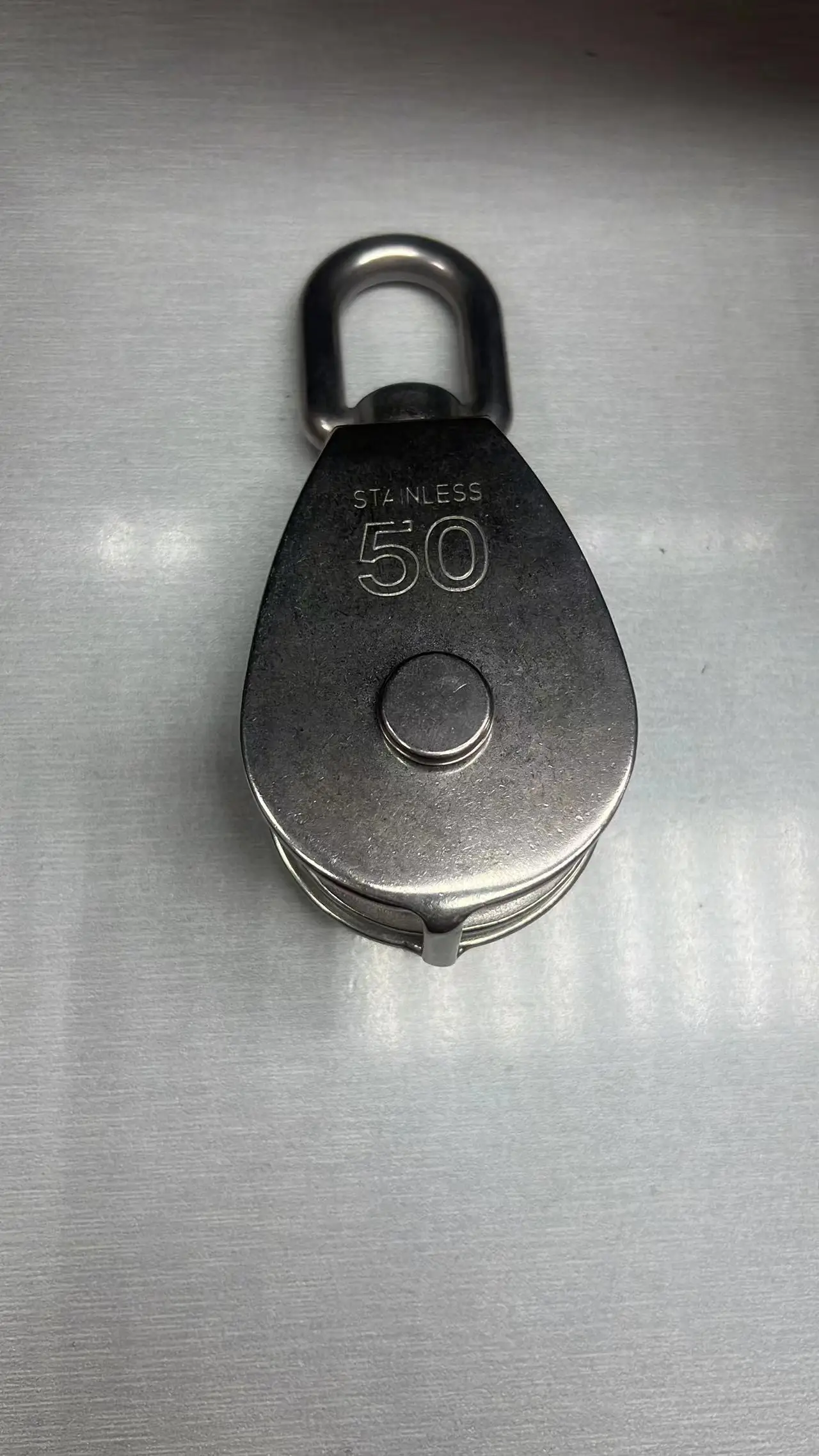 SS 316 Pulley Stainless Steel Single Wheel Swivel Pulley Wire Rope Block 20mm 25mm 32mm