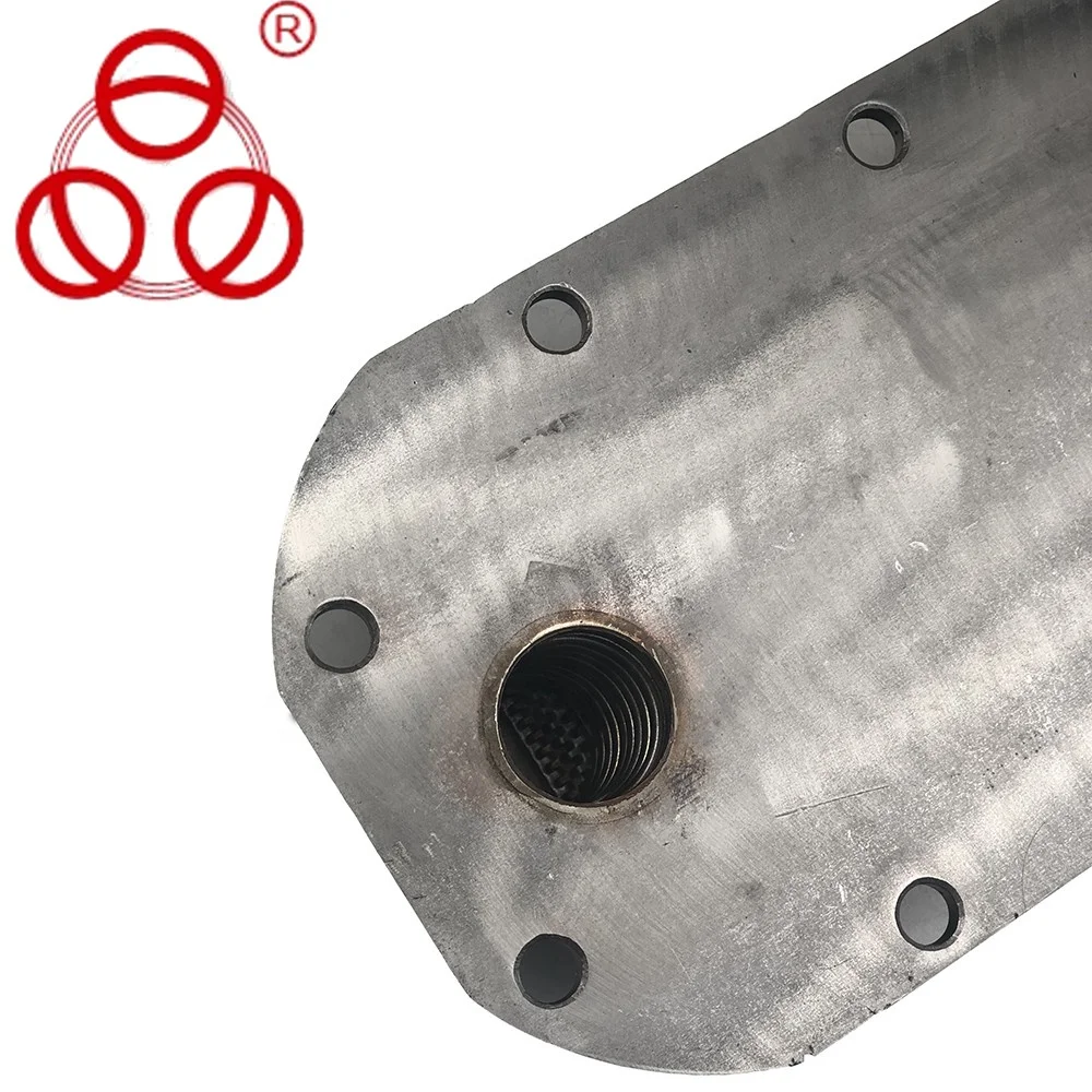 Auto diesel engine Cooling system parts truck oil water air cooler 23522416 10 11 14 16 plate used for Detroit Diesel Series 60