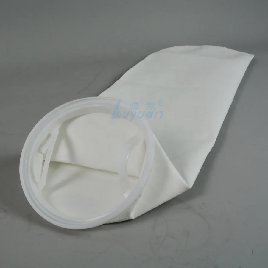 Guangzhou Factory price PET 5 micron Nonwoven polyester water oil repellent filter bag