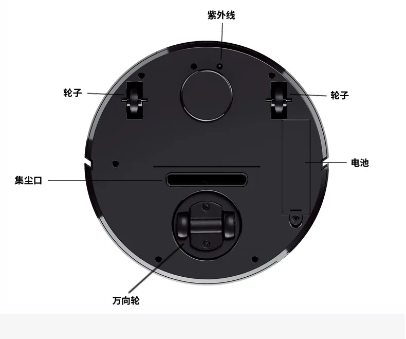 
Automatic mop sweeping cleaning equipment easy household low noise vacuum cleaner smart robot 