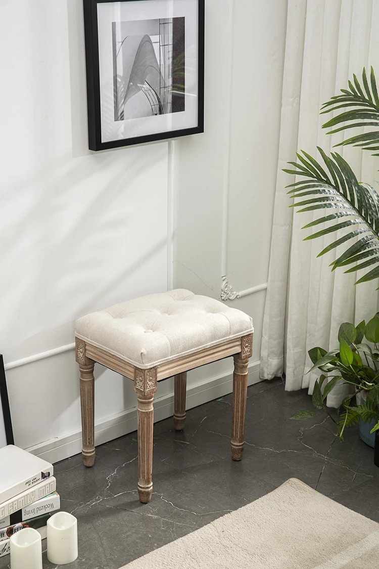 Top Quality Upholstered Home Furniture Customized Style Living Room Nordic Sofa Bench