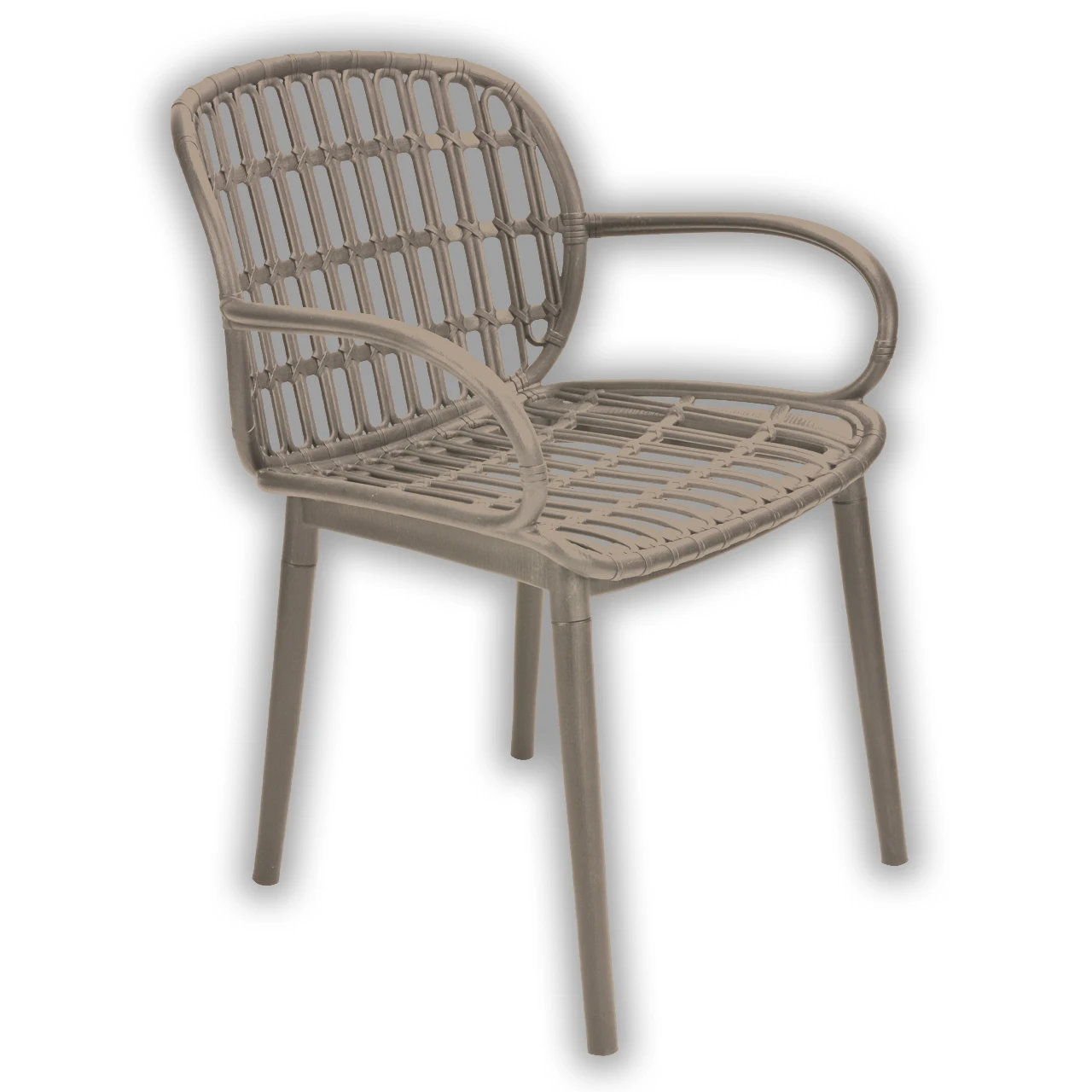 Italian-Made High Quality Outdoor Furniture Eco-Friendly Tropical Style Garden Set with Plastic and Bamboo Sofa for HORECA