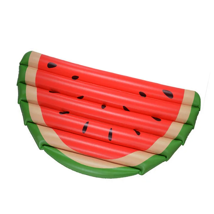 Sea Party Inflatable Water Floating Mats Large Pool Float Beach Lounger Watermelon Slice Toys Floats
