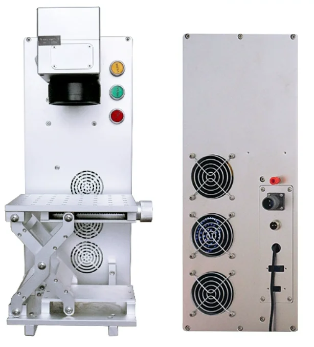 metal fiber 30w mini laser printer color module ring engraver marking machine