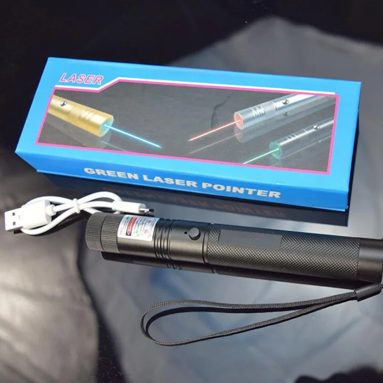 
303 Green Red Rechargeable USB Laser Pointer Pen 